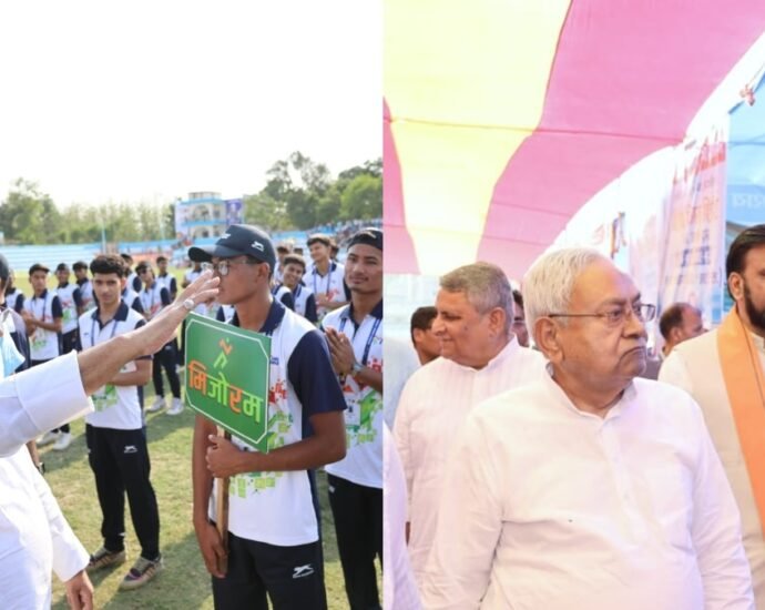 begusarai:-cm-नीतीश-ने-कई-कार्यक्रमों-में-की-शिरकत,-स्टेडियम-पहुंचकर-खिलाड़ियों-का-बढ़ाया-हौसला